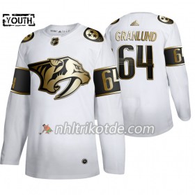 Nashville Predators Trikot Mikael Granlund 64 Adidas 2019-2020 Golden Edition Weiß Authentic - Kinder